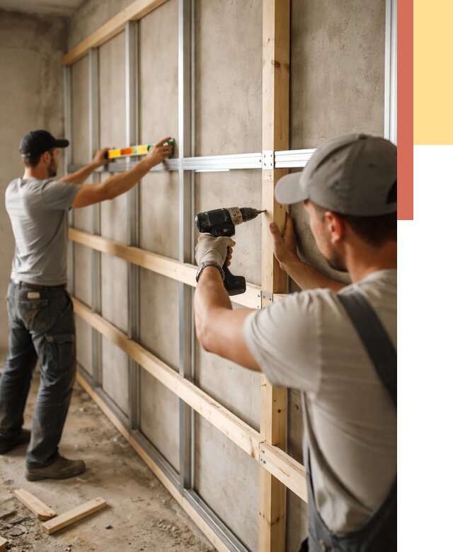 Устройство обрешетки под панели в Сосновом Бору от 2133 руб. — монтаж под ключ | ОТДЕЛОЧНИК-Снб