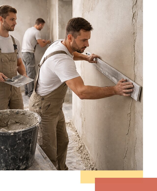 Штукатурка стен без маяков в Сосновом Бору быстро и качественно