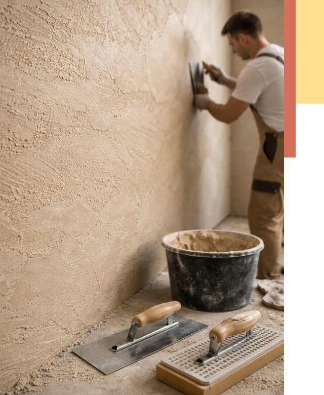 Декоративная штукатурка травертин в Сосновом Бору от 1828 руб/м2 — качественно и недорого | ОТДЕЛОЧНИК-Снб