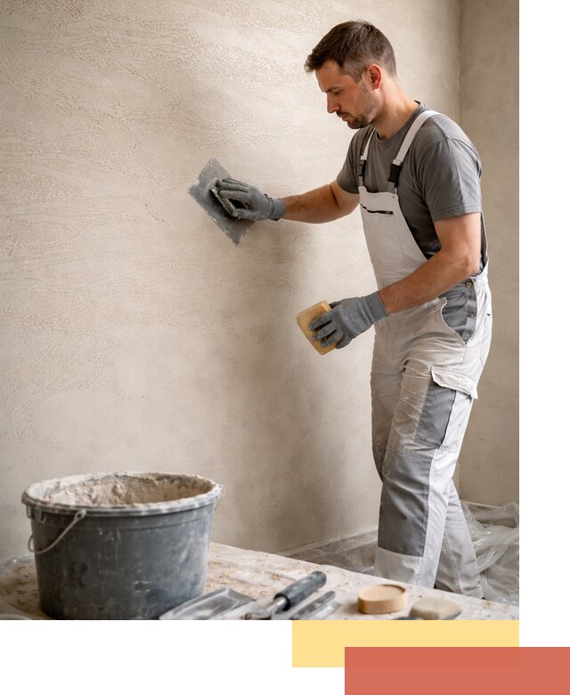 Декоративная штукатурка травертин в Сосновом Бору для стен и потолков