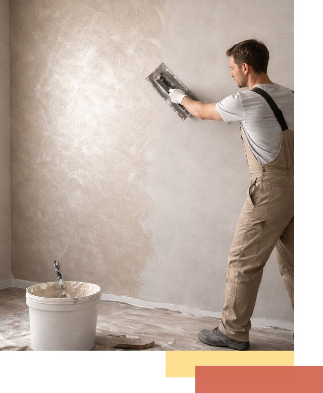 Декоративная штукатурка «Мокрый шелк» под ключ в Сосновом Бору