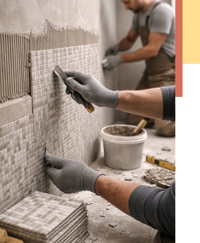 Облицовка стен мозаикой в Сосновом Бору от 3251 руб/м2 — укладка мозаики на стены | ОТДЕЛОЧНИК-Снб