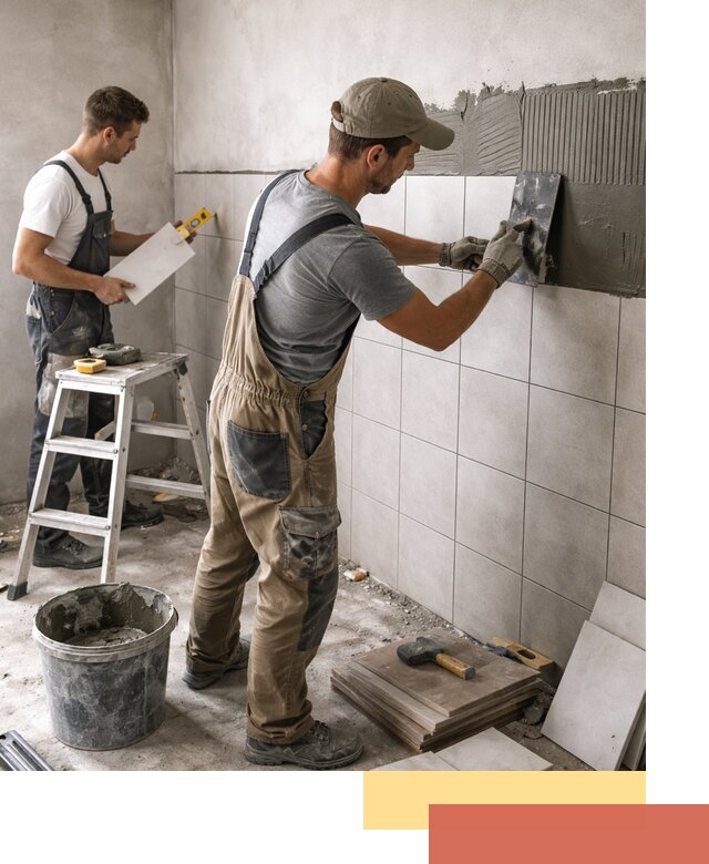 Укладка плитки на стены в Сосновом Бору профессионально и надежно