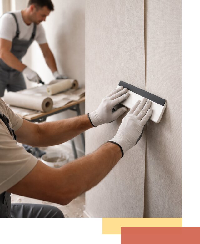 Поклейка обоев под покраску в Сосновом Бору профессионально и быстро