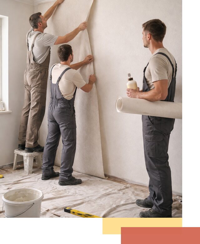 Оклейка стен обоями в Сосновом Бору — качественно и профессионально