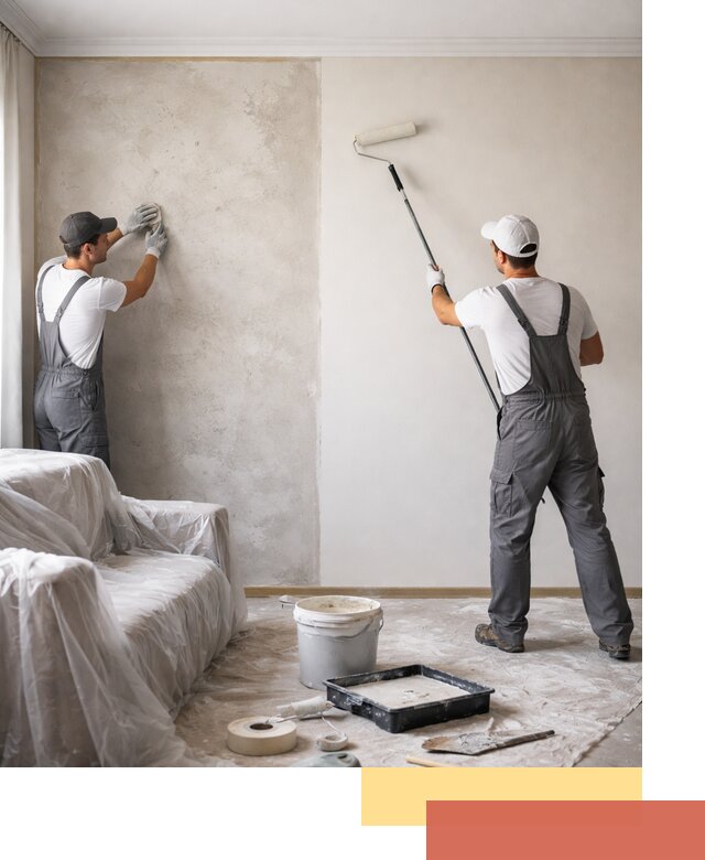 Покраска стен антивандальной краской в Сосновом Бору