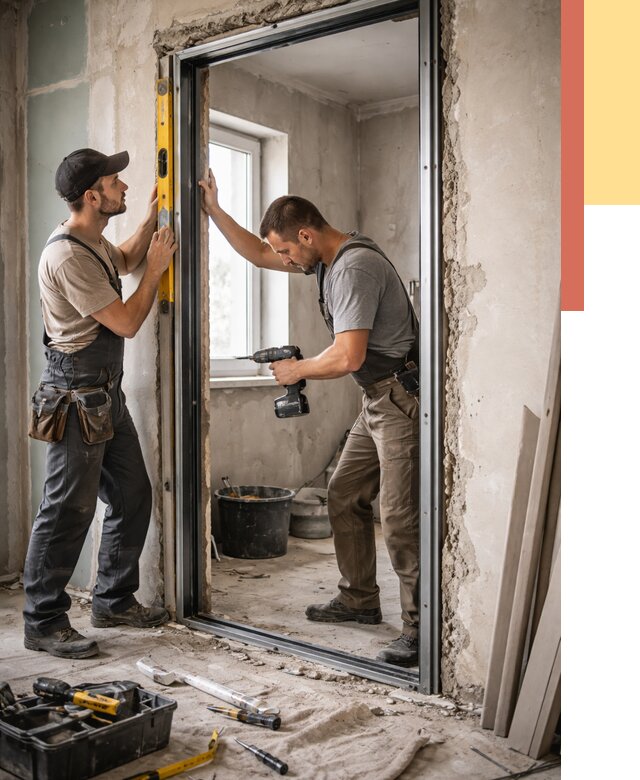 Закладка дверного проема в Сосновом Бору от 3555 руб. — быстро и недорого | ОТДЕЛОЧНИК-Снб