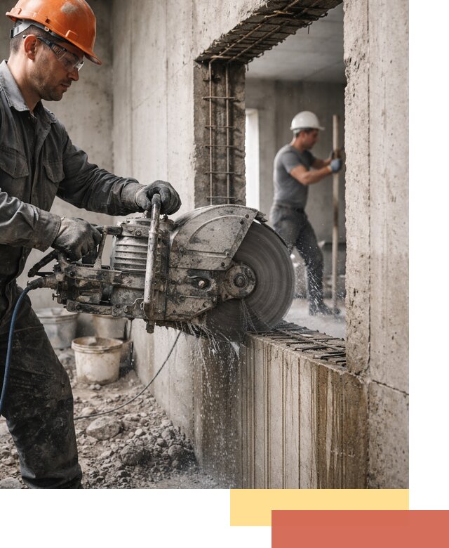 Алмазная резка проемов в Сосновом Бору быстро и точно