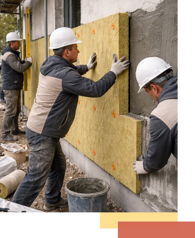 Утепление стен минватой в Сосновом Бору — тепло и звукоизоляция