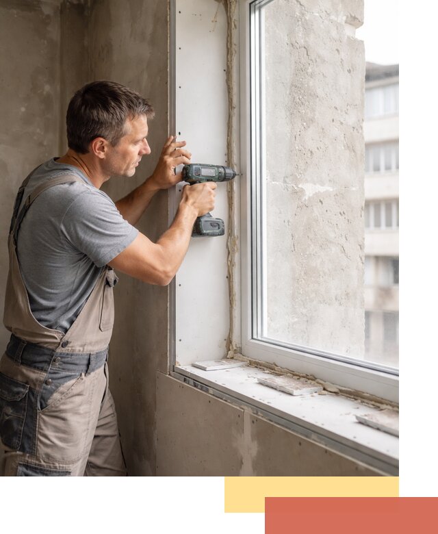 Монтаж гипсокартонных откосов в Сосновом Бору под ключ