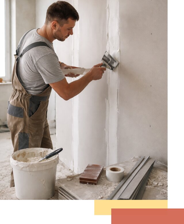 Шпаклевка перегородок из гипсокартона в Сосновом Бору качественно и быстро