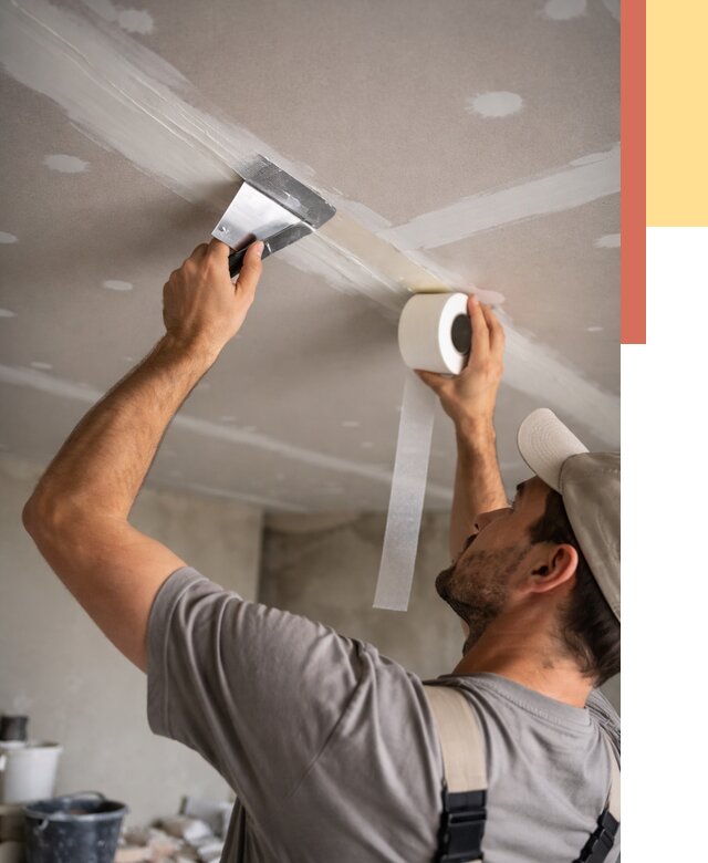 Обработка швов потолка ГКЛ в Сосновом Бору от 7619 руб. под ключ | ОТДЕЛОЧНИК-Снб