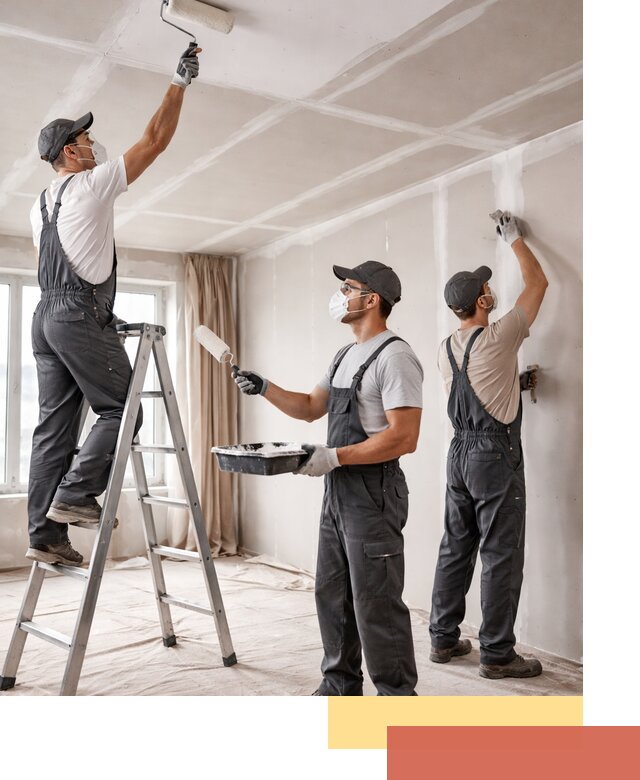 Покраска потолка из гипсокартона в Сосновом Бору качественно и недорого