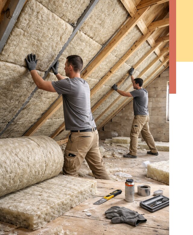 Утепление потолка минватой в Сосновом Бору от 1473 руб. — быстро и недорого | ОТДЕЛОЧНИК-Снб