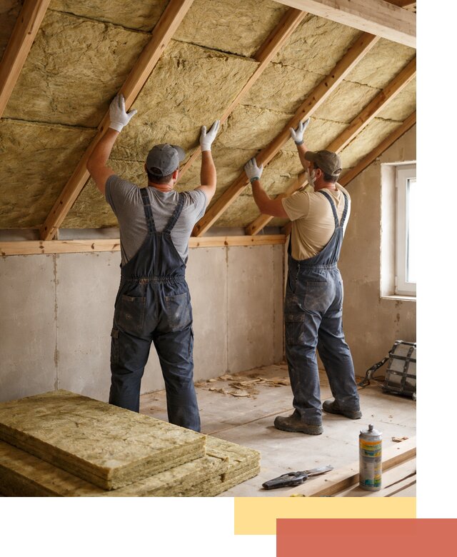 Утепление потолка минеральной ватой в Сосновом Бору